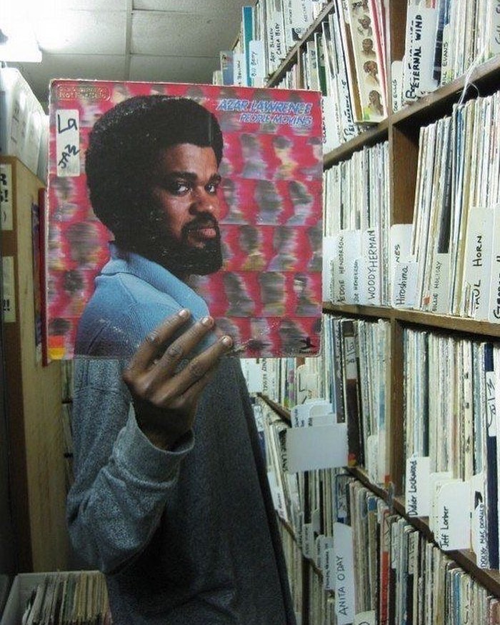 People Are Merging Old Vinyl Covers With Parts Of Their Bodies And The Result Is Amazing