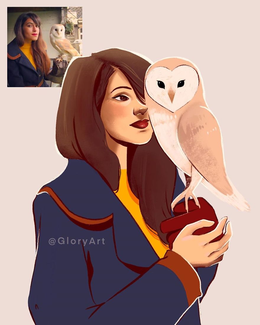 I Turn Regular People Into Illustrated Characters