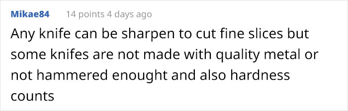 Chef Proves You Don't Need $1000 Knives To Cut Slices Like A Pro, It Only Takes 2 Steps