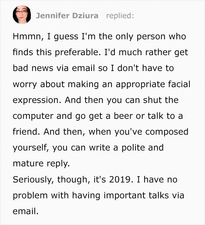 Person Asks How To Respond To Boss That Fired Them Via Email, Gets 9 Creative Answers Person Asks How To Respond To Boss That Fired Them Via Email, Gets 9 Creative Answers