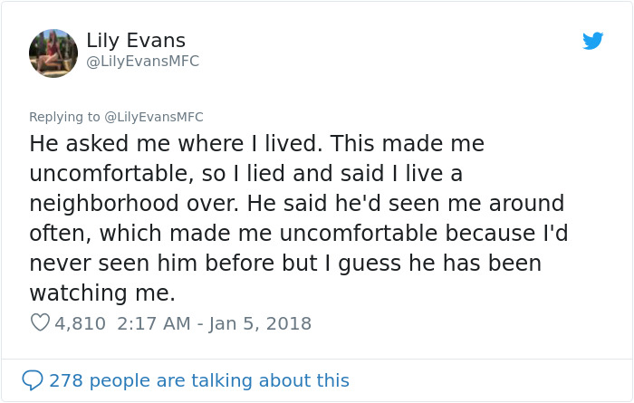 Woman's Creepy Encounter With A Seemingly Nice Man Explains Why Women Appear 'Cold' Sometimes Woman's Creepy Encounter With A Seemingly Nice Man Explains Why Women Appear 'Cold' Sometimes
