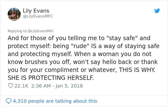 Woman's Creepy Encounter With A Seemingly Nice Man Explains Why Women Appear 'Cold' Sometimes