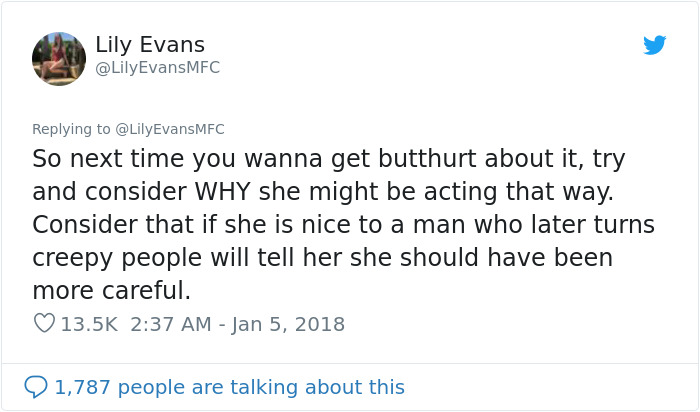 Woman's Creepy Encounter With A Seemingly Nice Man Explains Why Women Appear 'Cold' Sometimes Woman's Creepy Encounter With A Seemingly Nice Man Explains Why Women Appear 'Cold' Sometimes