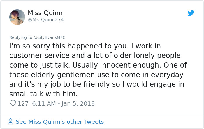 Woman's Creepy Encounter With A Seemingly Nice Man Explains Why Women Appear 'Cold' Sometimes Woman's Creepy Encounter With A Seemingly Nice Man Explains Why Women Appear 'Cold' Sometimes