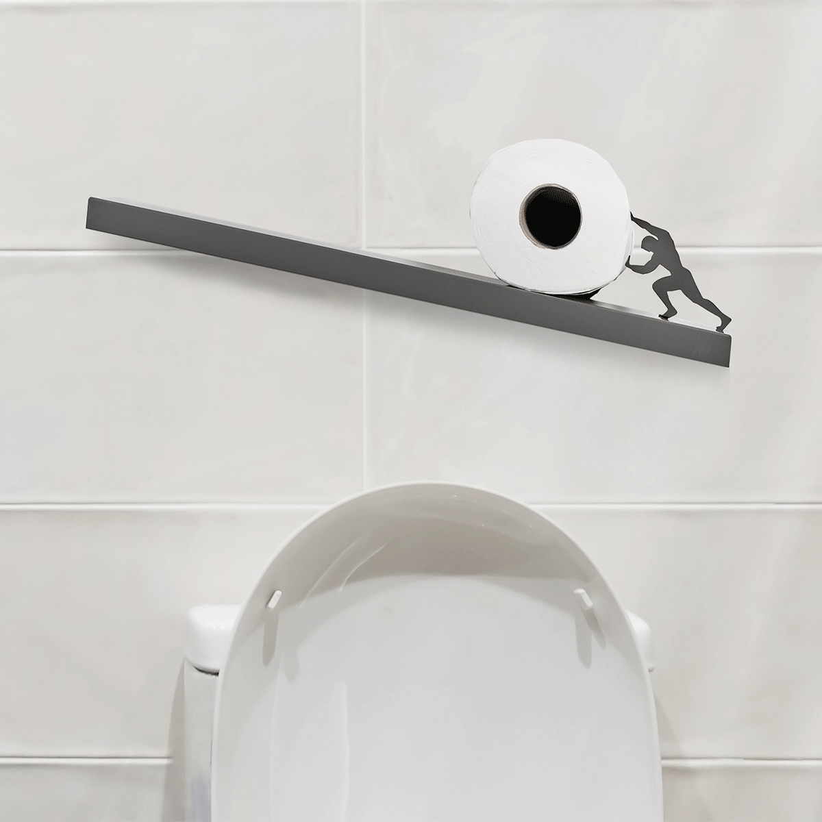 This Toilet Paper Shelf I Designed Is Hard At Work All The Time This Toilet Paper Shelf I Designed Is Hard At Work All The Time