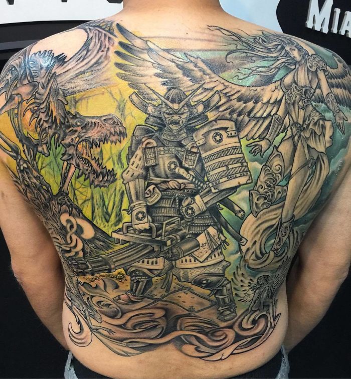 Treated This Back Like One Of My Paintings, And Really Took My Time To Pay Attention To Detail. 12 Sessions Later