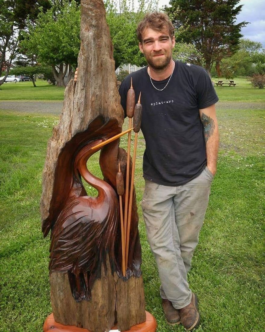American Artist Creates Art With Reused Wood And The Result Looks Magical
