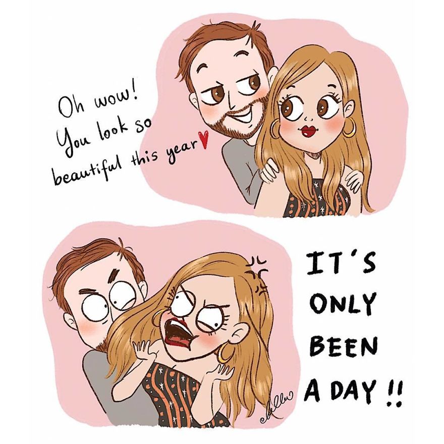 Belgian Artist Shows In Comics How We Should Face Everyday Problems With A Good Mood