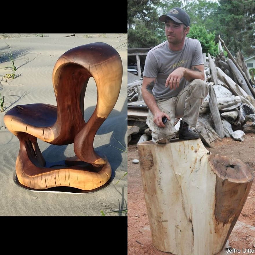 American Artist Creates Art With Reused Wood And The Result Looks Magical