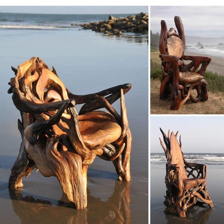 American Artist Creates Art With Reused Wood And The Result Looks Magical