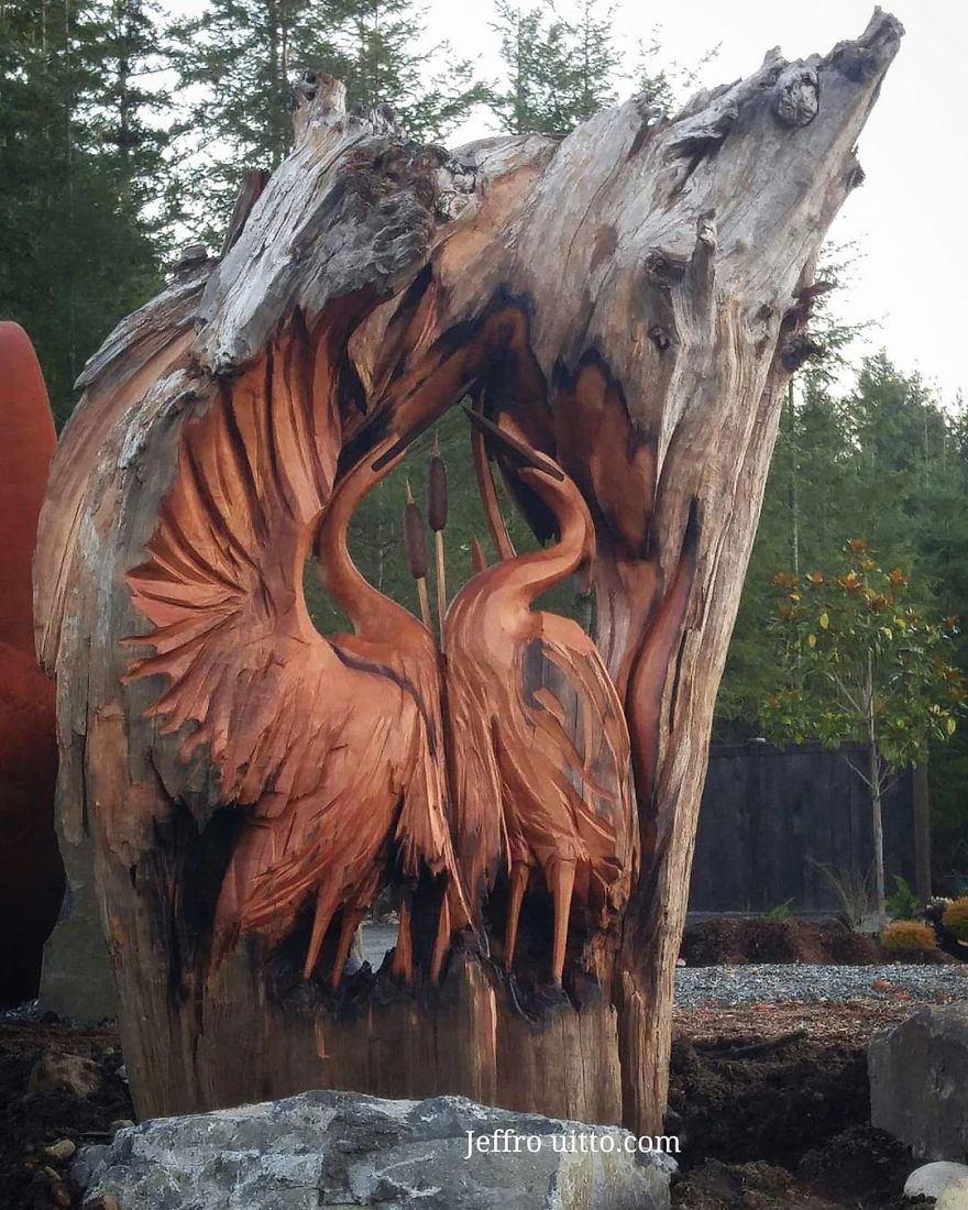 American Artist Creates Art With Reused Wood And The Result Looks Magical