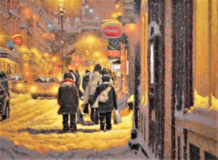 Canadian Artist Creates Beautiful Winter Paintings That Will Make Your Nights Warmer