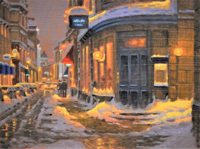 Canadian Artist Creates Beautiful Winter Paintings That Will Make Your Nights Warmer