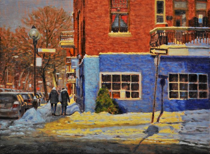 Canadian Artist Creates Beautiful Winter Paintings That Will Make Your Nights Warmer