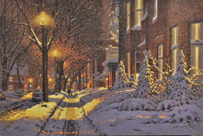 Canadian Artist Creates Beautiful Winter Paintings That Will Make Your Nights Warmer
