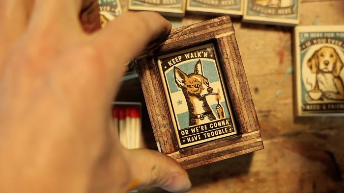 I Created Matchboxes Featuring Different Dog Breeds With Complicated Human Personalities