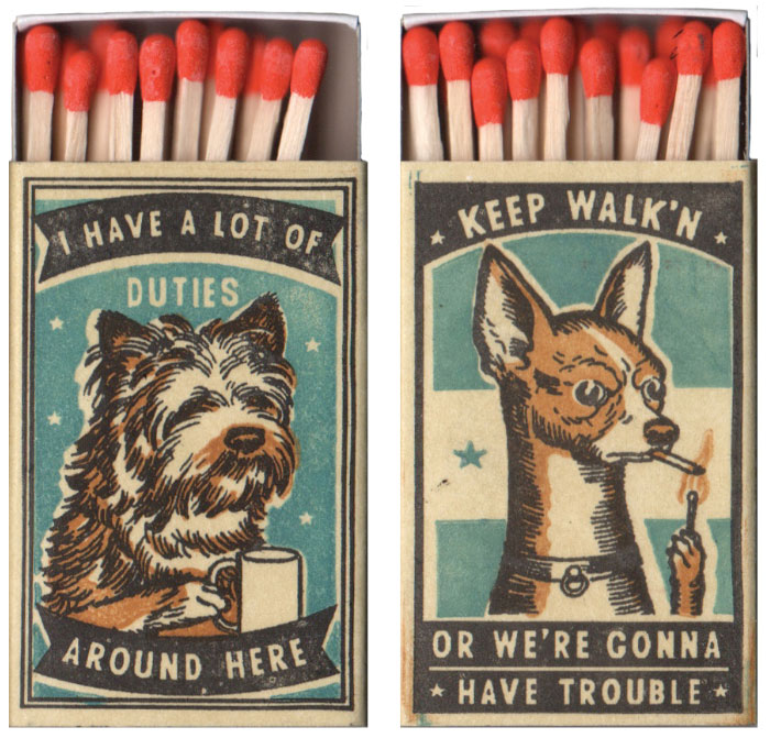 I Created Matchboxes Featuring Different Dog Breeds With Complicated Human Personalities