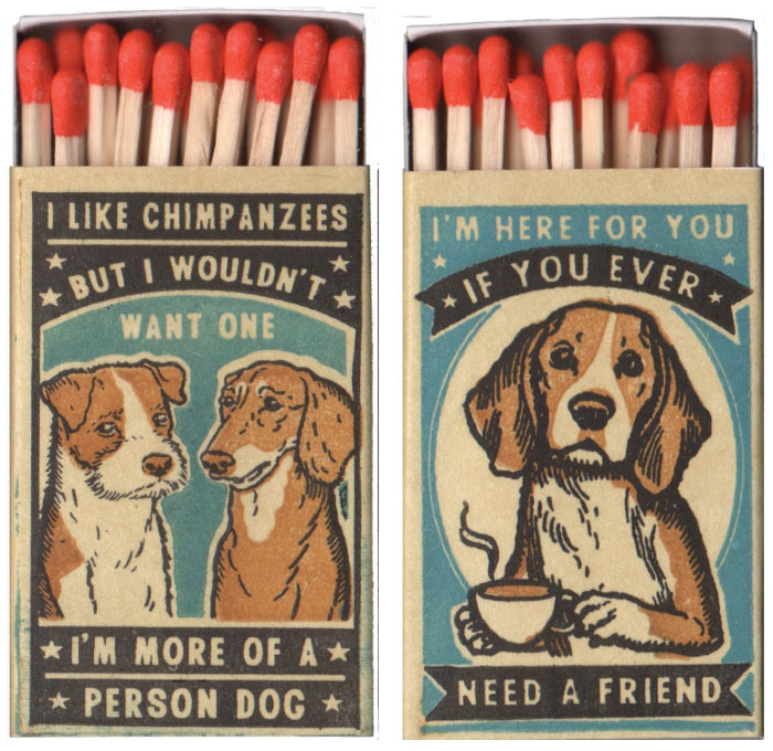 I Created Matchboxes Featuring Different Dog Breeds With Complicated Human Personalities