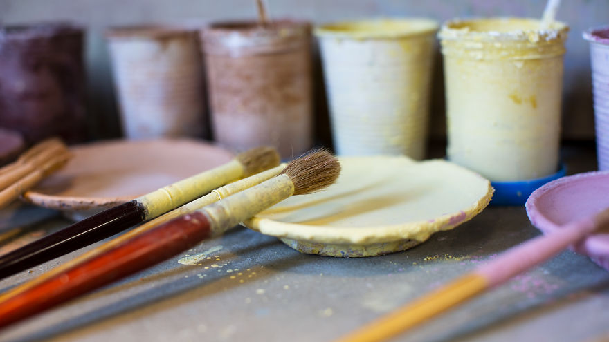 I Handmade A Ceramic Sleeping Cat