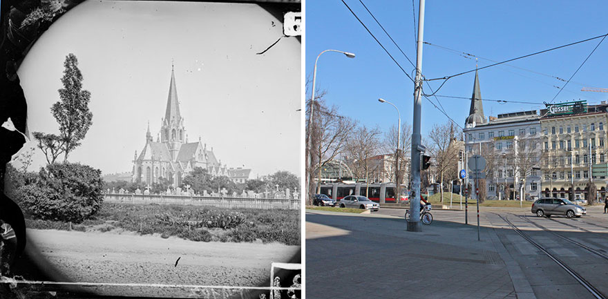 Gürtel Street 1874 vs. 2015