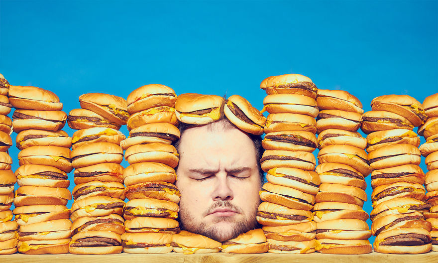 I Show My Poor Relationship With Junk Food And My Own Body Image (10 pics)