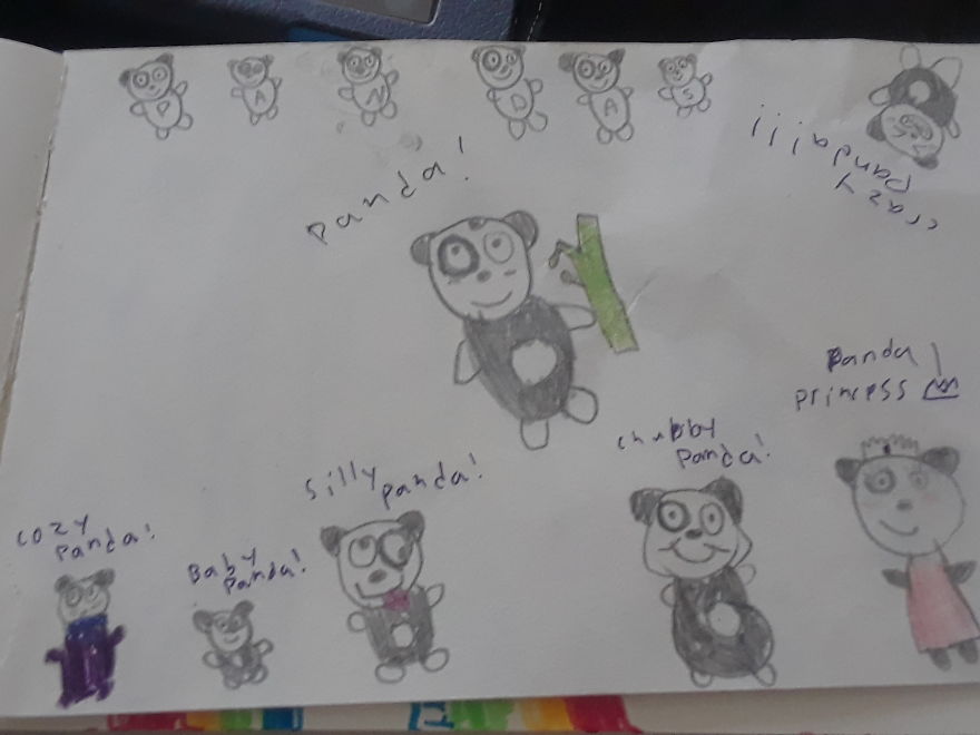 I Drew Pandas With Different Personalities, Jobs, And Looks