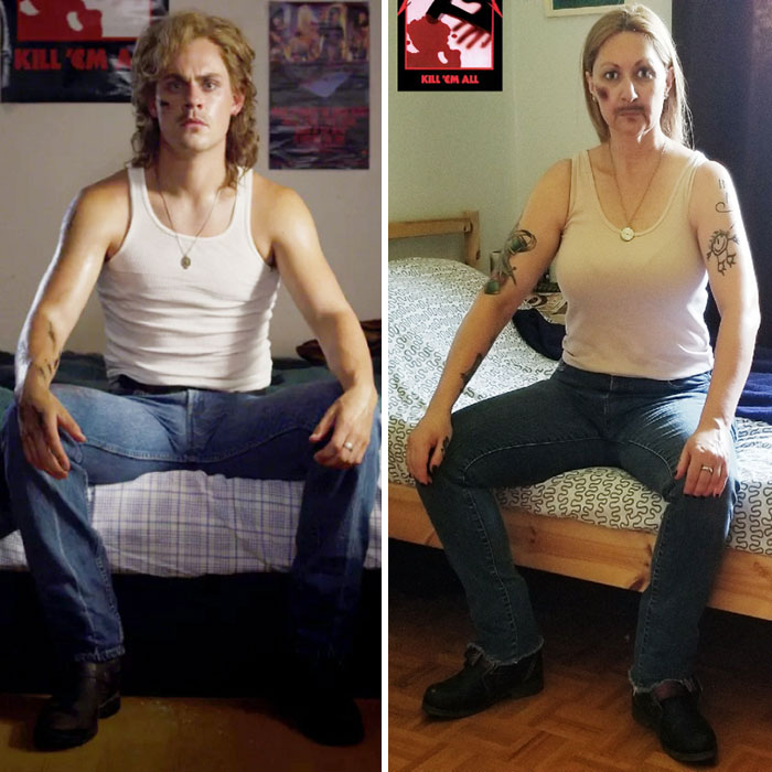 I Recreate The Awesome '80s Looks From Stranger Things That Cost Almost Nothing (9 Pics)