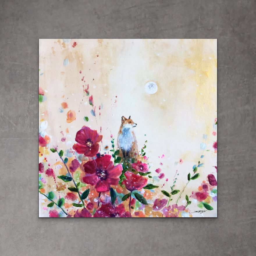 I Love To Paint Magical Creatures And Other Worlds, So Here’s My Newest Moon Fox Collection I Love To Paint Magical Creatures And Other Worlds, So Here’s My Newest Moon Fox Collection