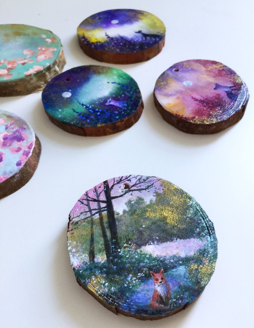 I Love To Paint Magical Creatures And Other Worlds, So Here’s My Newest Moon Fox Collection I Love To Paint Magical Creatures And Other Worlds, So Here’s My Newest Moon Fox Collection