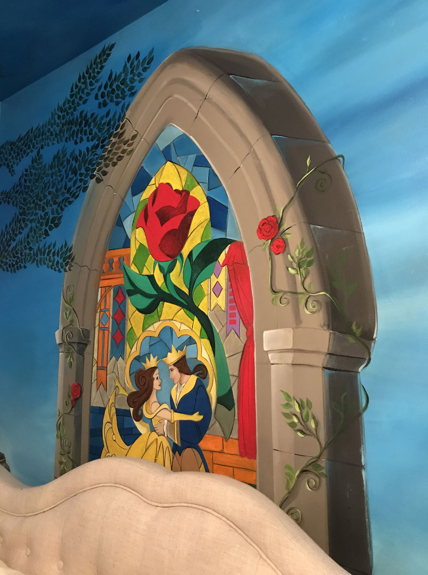I Turned My Small Room Into A 'Beauty And The Beast' Inspired Castle Chambers