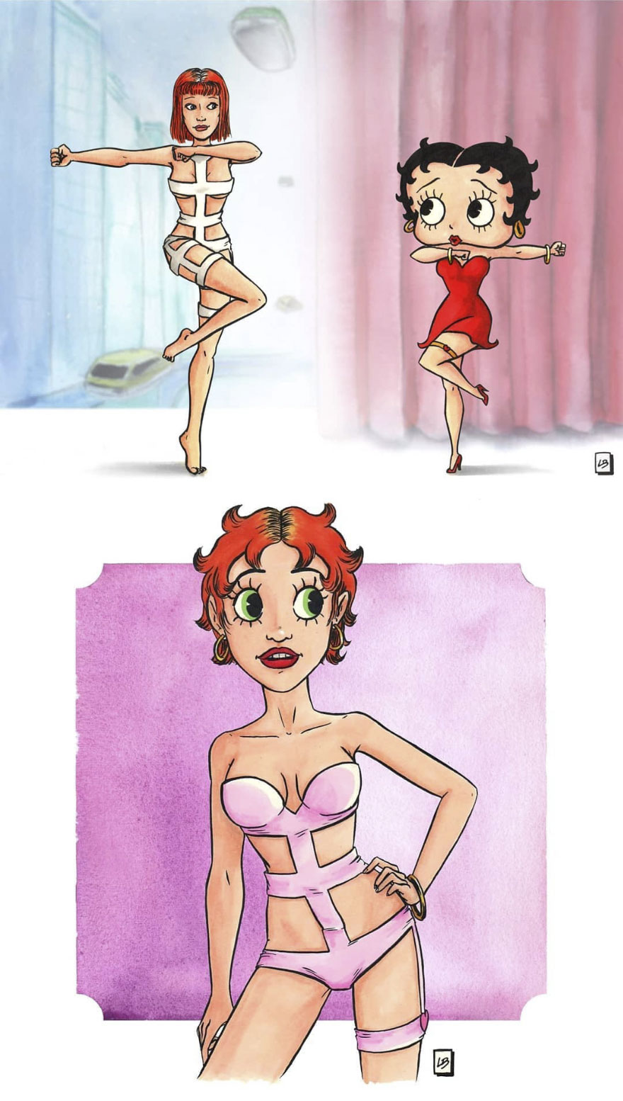 Leeloo x Betty Boop