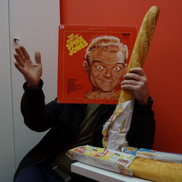 People Are Merging Old Vinyl Covers With Parts Of Their Bodies And The Result Is Amazing