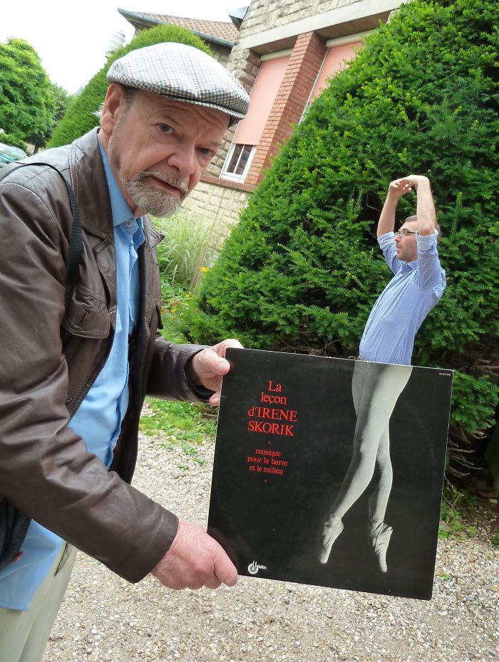 People Are Merging Old Vinyl Covers With Parts Of Their Bodies And The Result Is Amazing