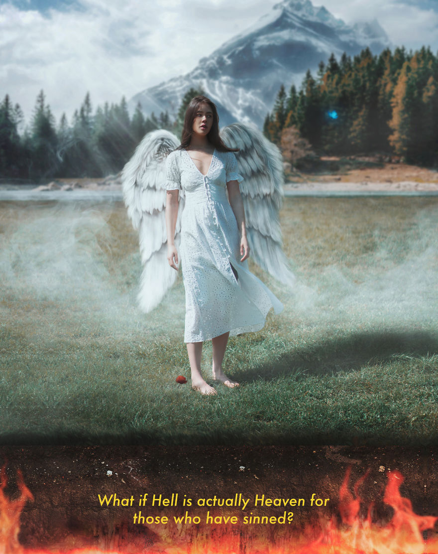 Ethereal Photoshop Manipulations Inspired By Renaissance Art.