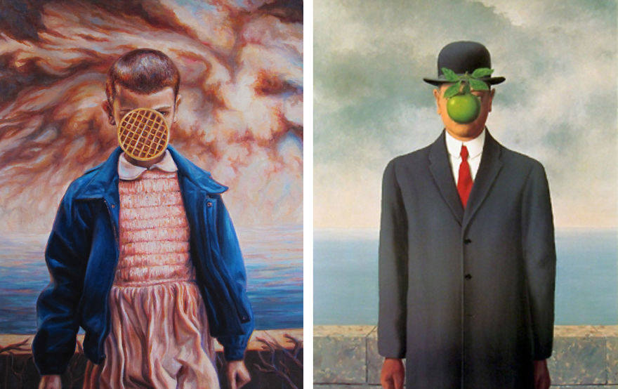 Stranger Things Parody Painting