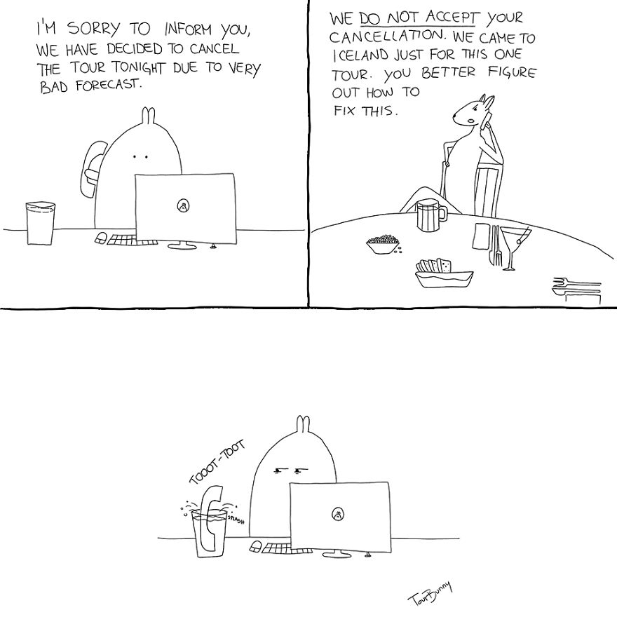 The Tourbunny - 15 Relatable Comics About Encounters With Horrible Tourists