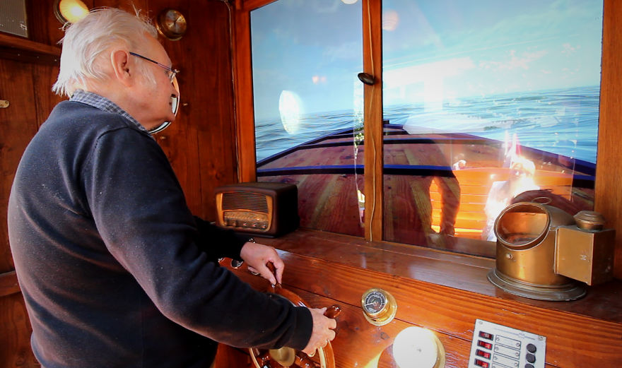 We Made An Interactive Boat In The Garden Of A Home For People With Dementia