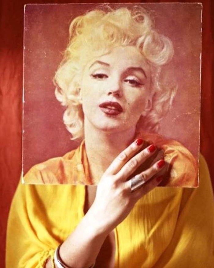 People Are Merging Old Vinyl Covers With Parts Of Their Bodies And The Result Is Amazing