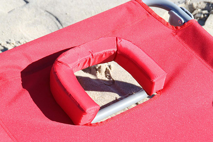Amazon Is Selling A Beach Lounge Chair That Has A Face Hole For Reading