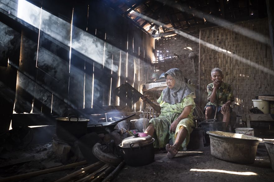 Morning Cooking With Husband