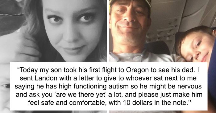 7-Year-Old Autistic Boy Flying Alone With $10 And A Note Explaining His Condition Gets The Best Seatmate7-Year-Old Autistic Boy Flying Alone With $10 And A Note Explaining His Condition Gets The Best Seatmate