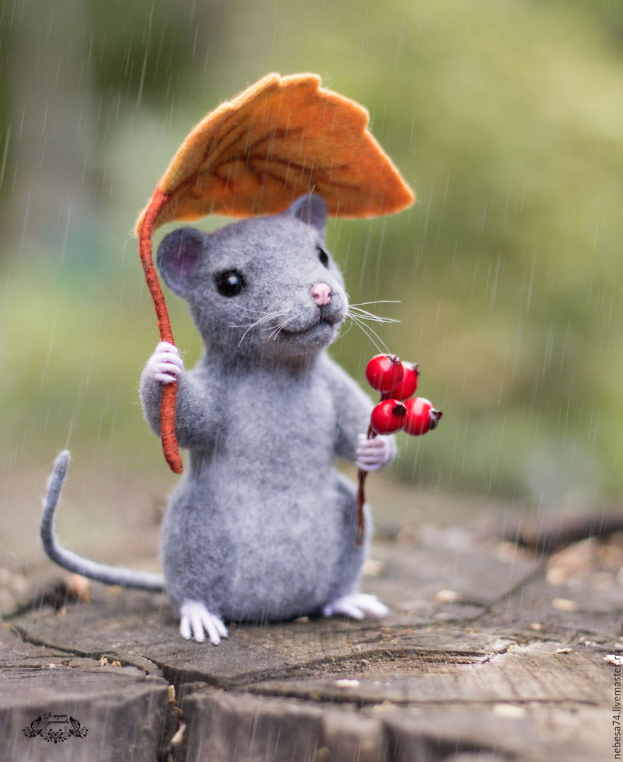 Extremely Cute Toys That Seem To Be Alive: Felted Animals By Katerina Salomatina