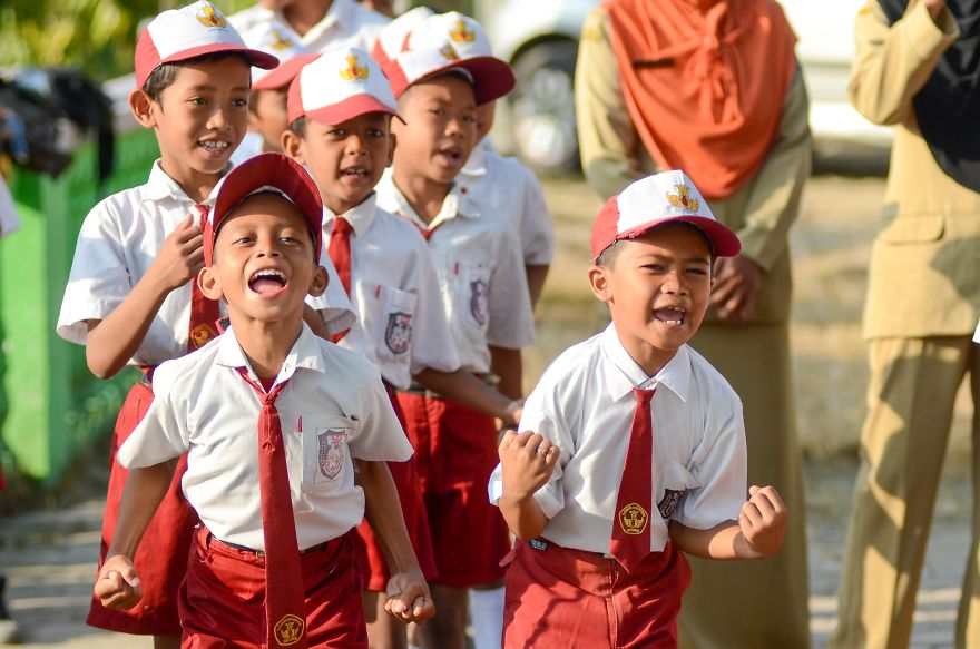 School Children Eager To Learn