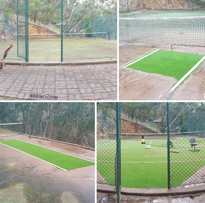 Thought We Had An Old, Run Down Clay Court At My New Place, I Was Wrong