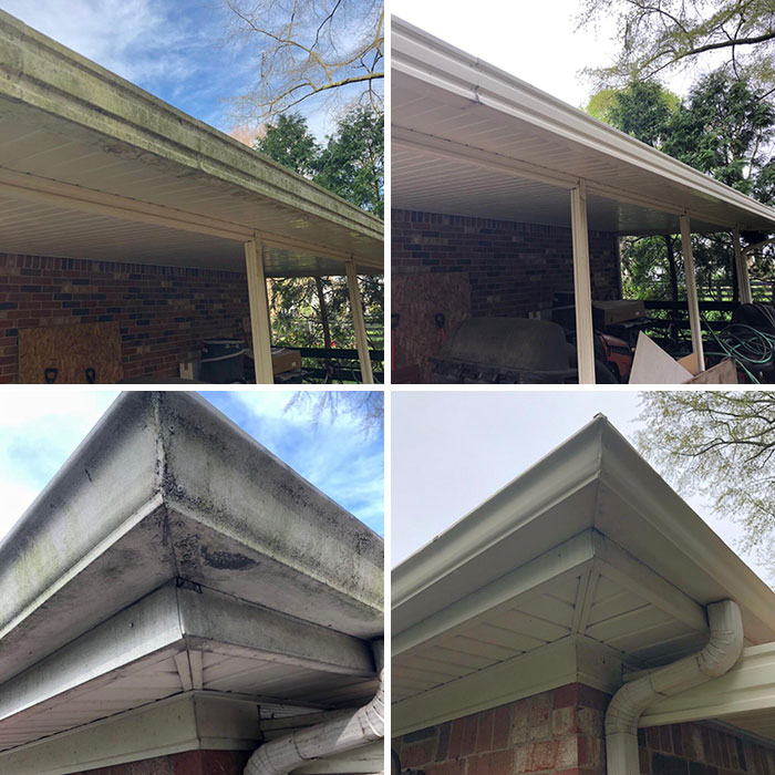 Customer Was Quoted $3000 To Replace The Gutters Because They Were Ugly. Asked If I Would See What I Could Do