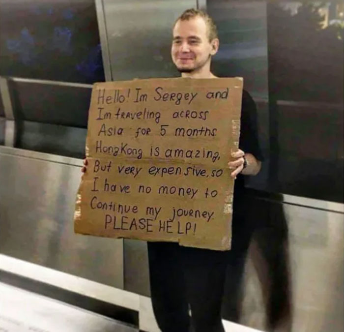 Begpacker From Russia