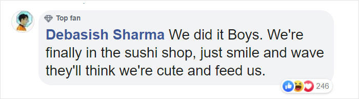 Police Remove Rogue Penguins From A Sushi Shop, Have To Return After They Come Back