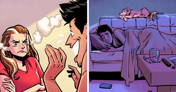 Artist Captures The Precious Fleeting Moments Of Life With His Wife, Kid, And Dog (14 New Pics)