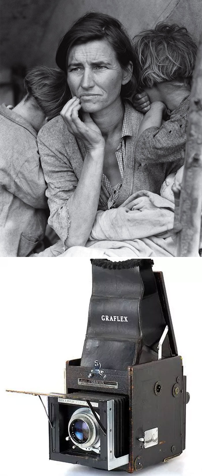 "Migrant Mother" By Dorothea Lange, 1936 / Graflex Super D