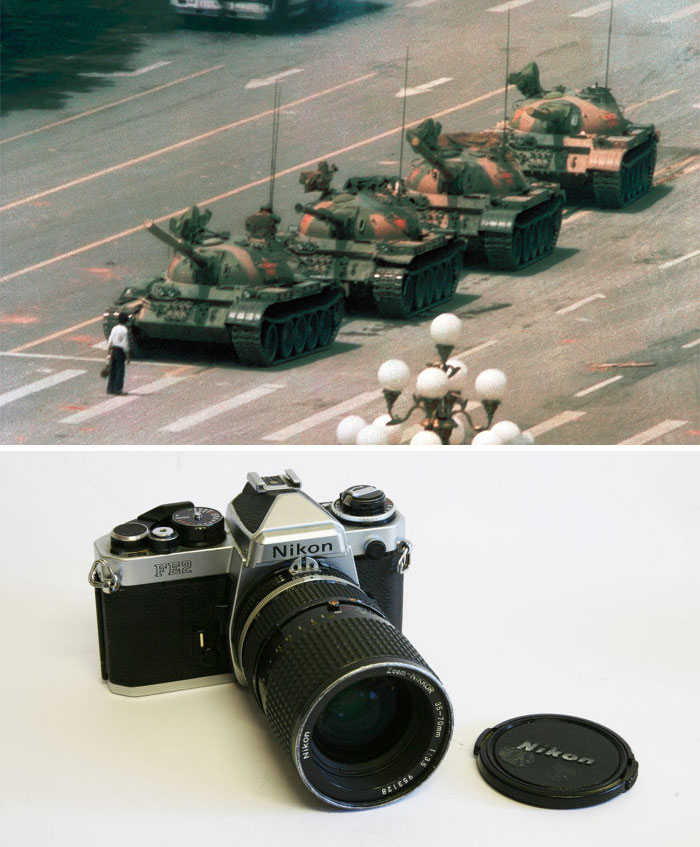 "Tank Man" By Jeff Widener, 1989 / Nikon Fe2